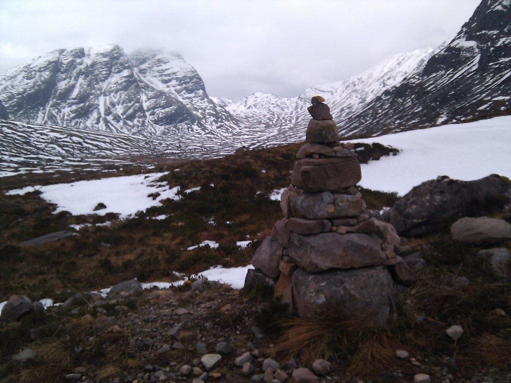Cairn in Coire Lair