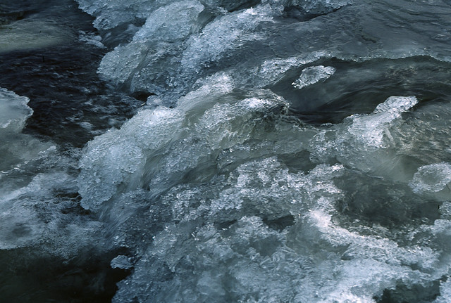 Ice on the Kilmartin River