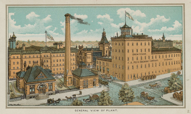 General View of F.A. Poth Brewing Company, Philadelphia, [ca. 1891]