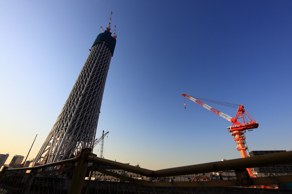Tokyo Sky Tree Under Construction 10 01 15 東京スカイツリー建設中 Flickr