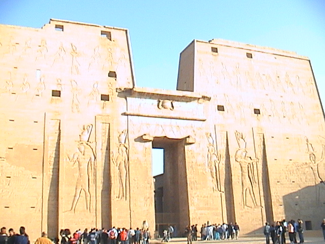 Temple of Horus in Edfu (Egypt, 2003)