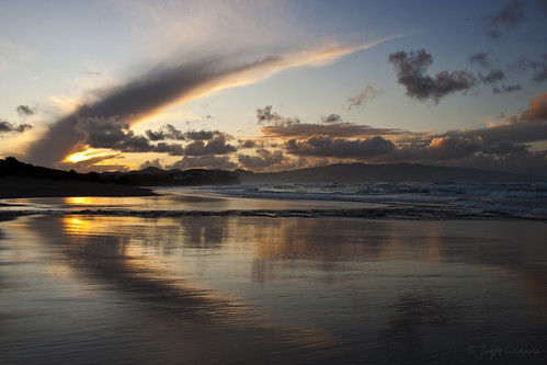 sunset sea sun sol portugal clouds geotagged mar nuvens azores entardecer açores luisadacosta sãomiguel ribeiragrande jorgecardoso geo:lat=37824735 geo:lon=25523075