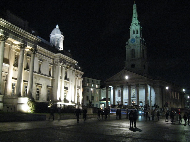 Christmas in London 2009: Trafalgar Square