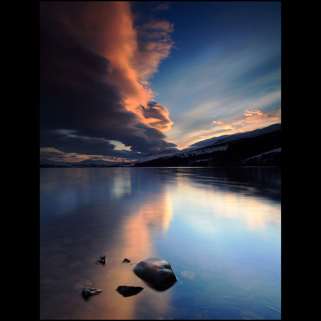 Crazy Cloud Sunset - Loch Tay