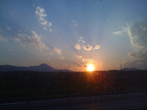 china sunset lijiang iphone roadcam