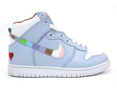 Nike Dunk High Tops baby blue | by future Soles