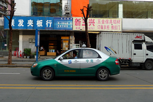 Green Shenzhen Taxi China | Green taxis, not allowed to work… | Flickr