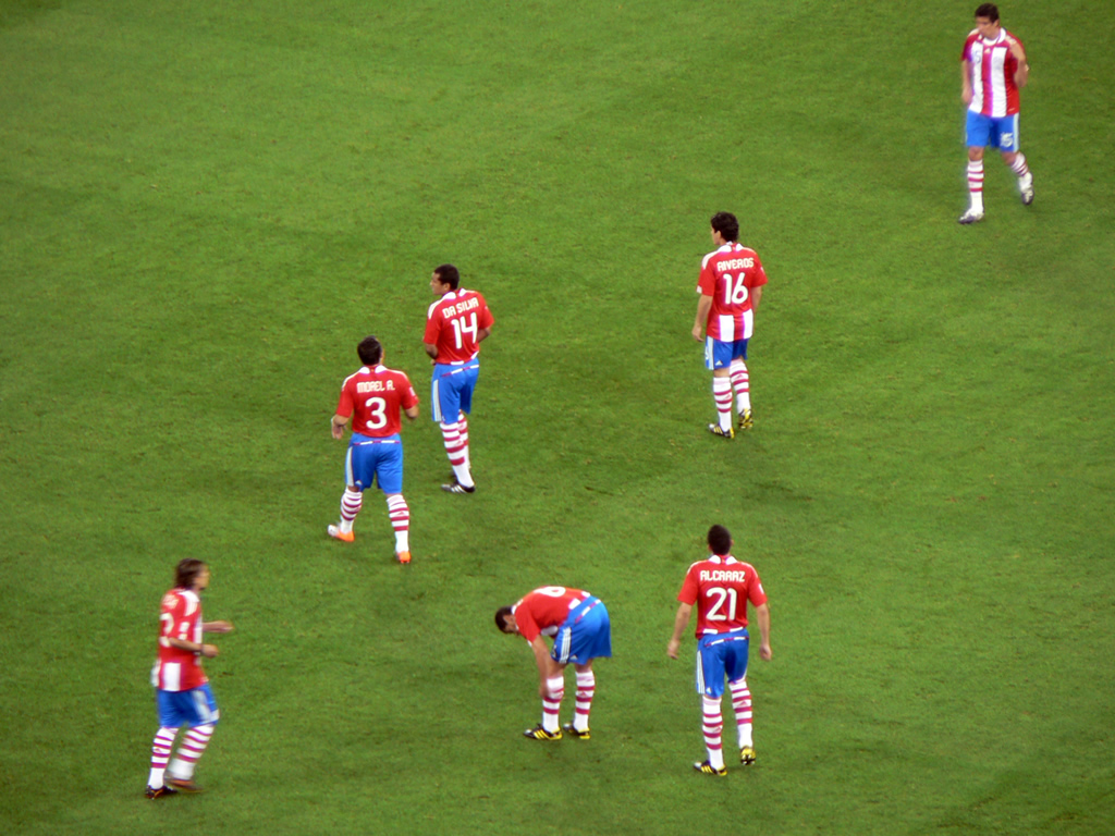 Paraguay Team - The Paraguay squad. Unfortunately, Italy dre… - Flickr