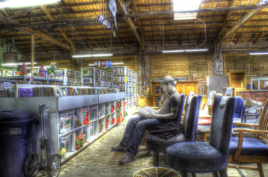 Community Thrift is His Other Living Room Too, Handheld HDR by Walker Dukes