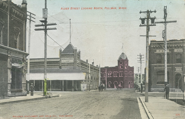 Aldre Street Looking North, 1908 - Pullman, Washington
