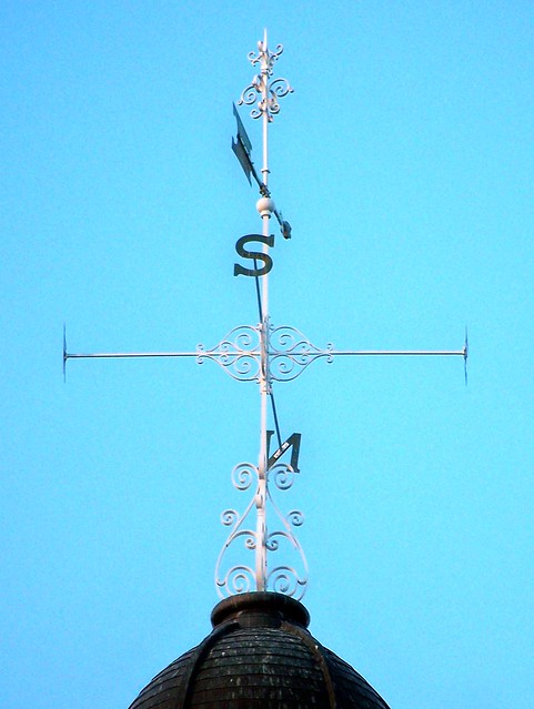 Weathervane atop Kingston City Hall's tower