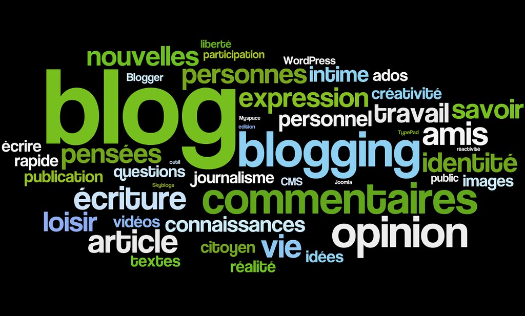 Blog et blogging : définition par tags