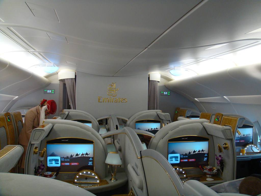 Emirates Airbus A380 Interior Shot Taken By My Friend Ange