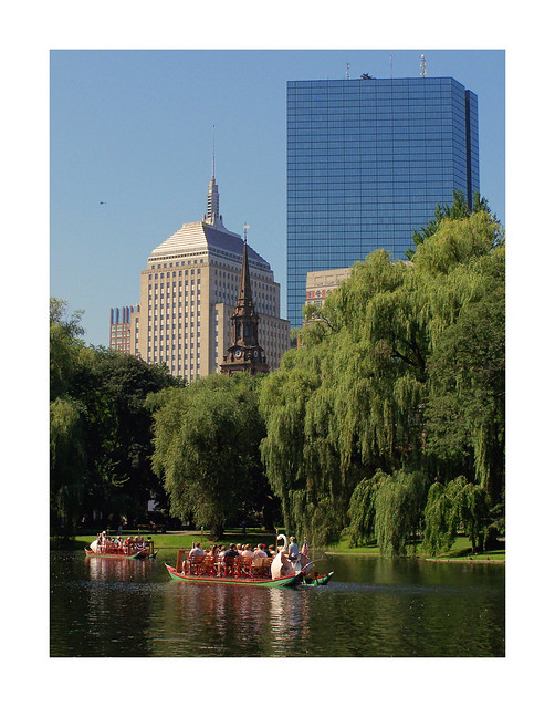 Boston: Public Garden - Sunday Morning Swan Boat Ride