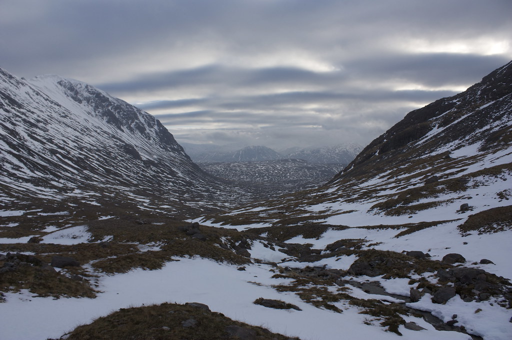 Looking back from the head of Coire Lair