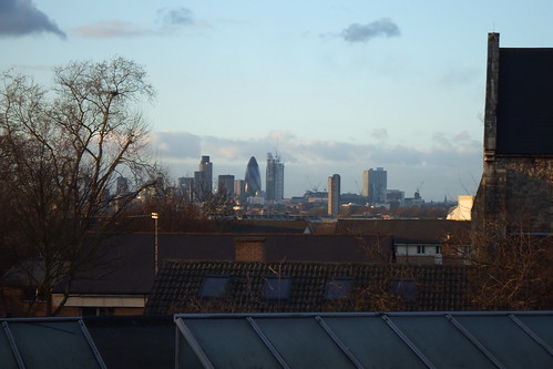 View towards central London, Goldsmiths
