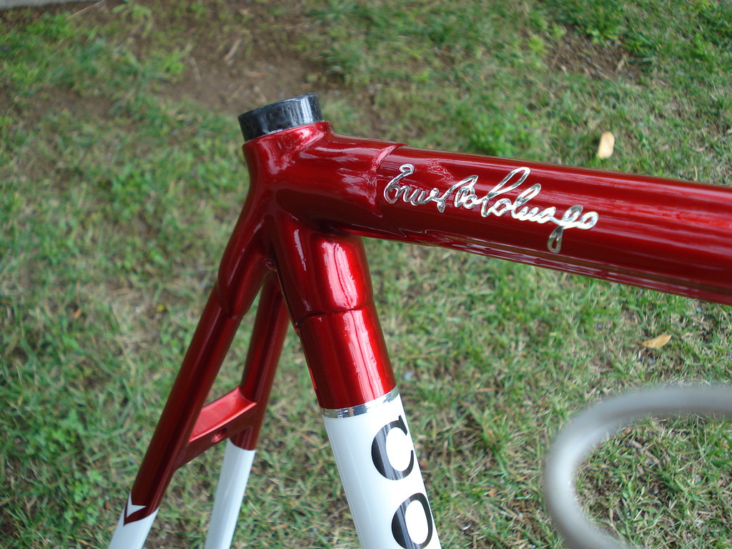 Colnago C40 frame repaint | Colnago C40 repaint done by Alla… | Flickr
