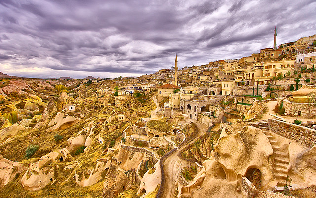 Uçhisar Village in Cappadocia