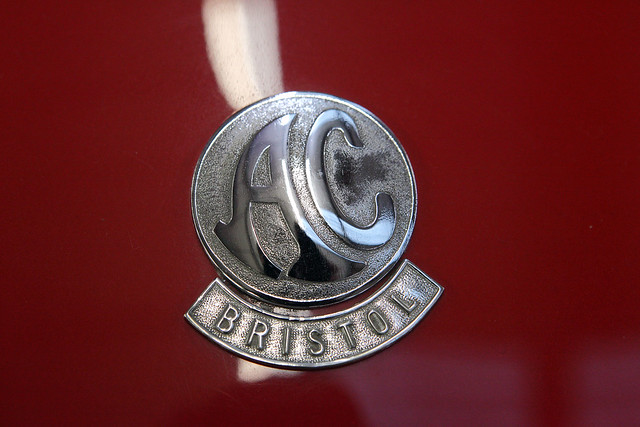 AC Ace-Bristol, badge detail, c1958