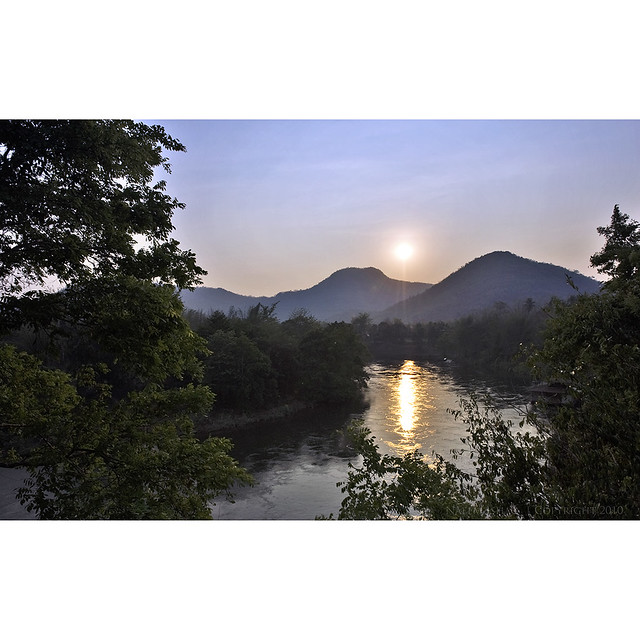 Sunset on the River Kwai