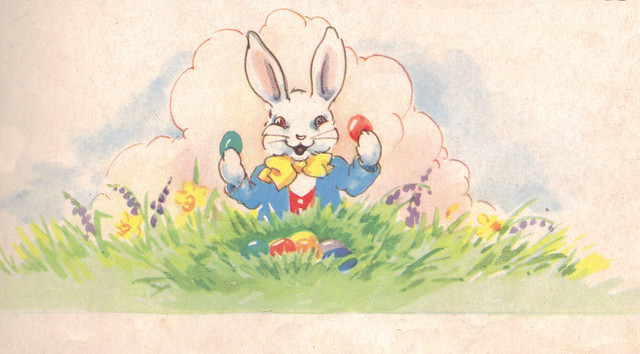 Easter bunny ill by Eulalie