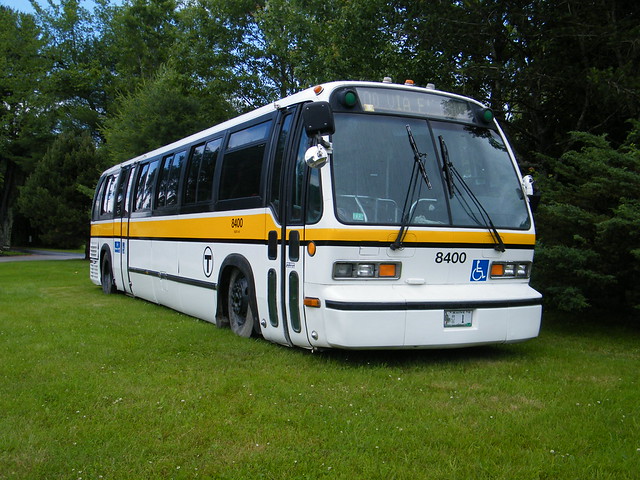 MBTA RTS No. 8400 at the Seashore Trolley Museum | This bus … | Flickr