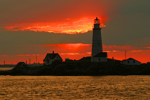 sunset usa lighthouse boston bostonharbor bostonlight bostonlighthouse bostonharborlighthouse bostonharborlight wbnawnema