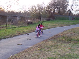 Children on the Northwest Branch Trail, Prince George's County