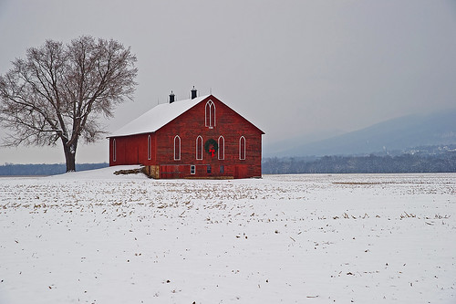 winter red barn landscape geotagged nikon raw nef scene cs4 lockhavenpa d3s nikongp1 pse8 clintoncountypa sigma2470ifexdghsm
