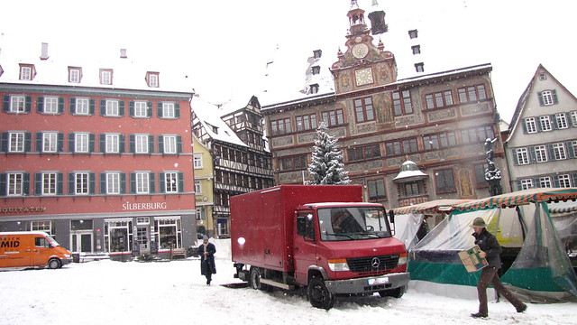 cityscape: Markt in Tübingen. Marktplatz, Tübingen
