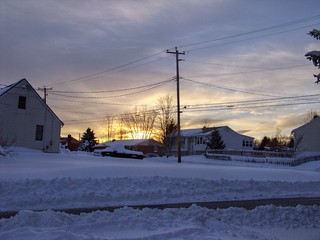 Snowbound Sunset