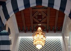 Sultan Qaboos Grand Mosque -Beautiful wood ceilings