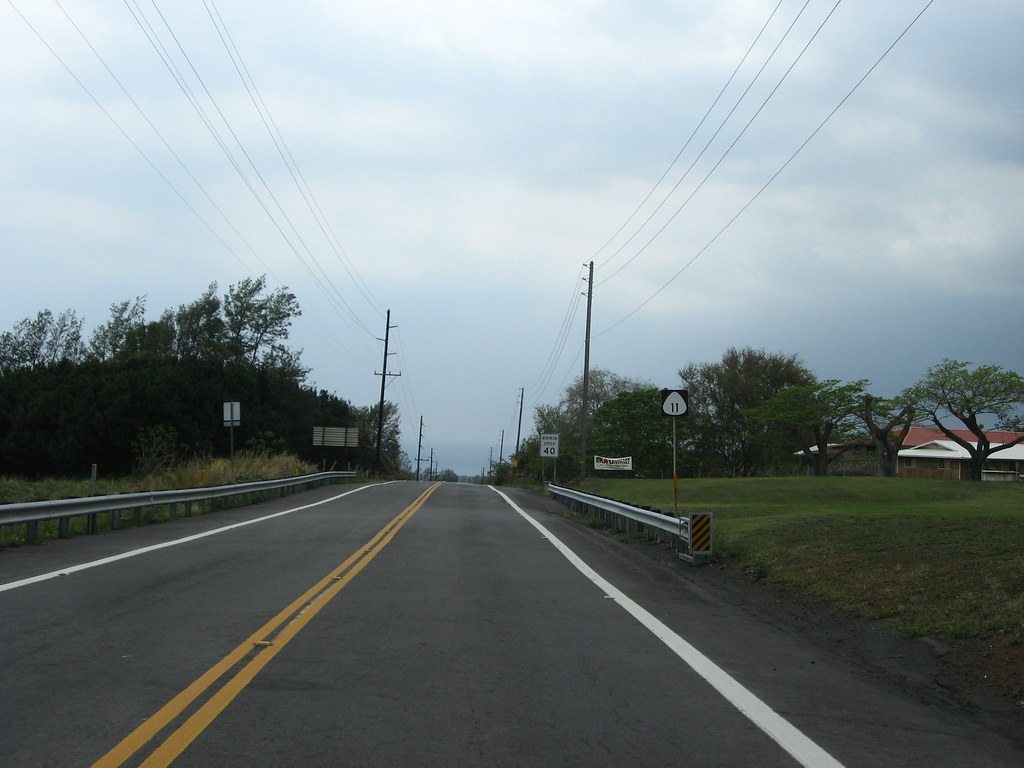 State Route 11 Near Pahala, Hawaii