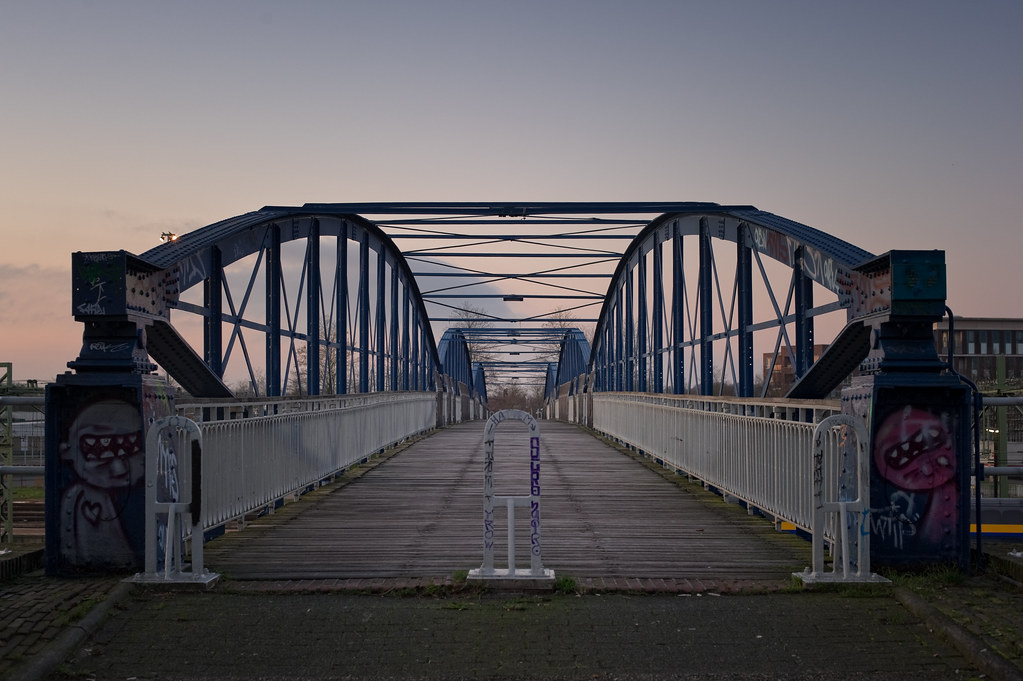 Zwolle - Bridge over rails by Danny Roodbol