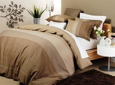 bed linen quilt doona cover sets oxford mocha unisex men s… | Flickr