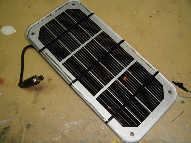 Solar panel from adafruit