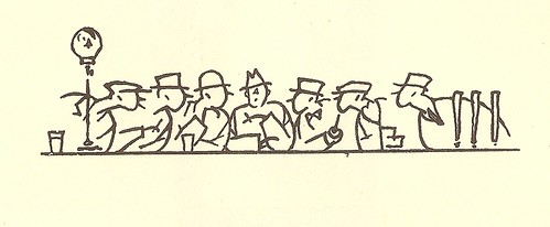 Fougasse sketch from the 'Careless Talk Costs Lives" campaign for the MOI, 1940 | by mikeyashworth