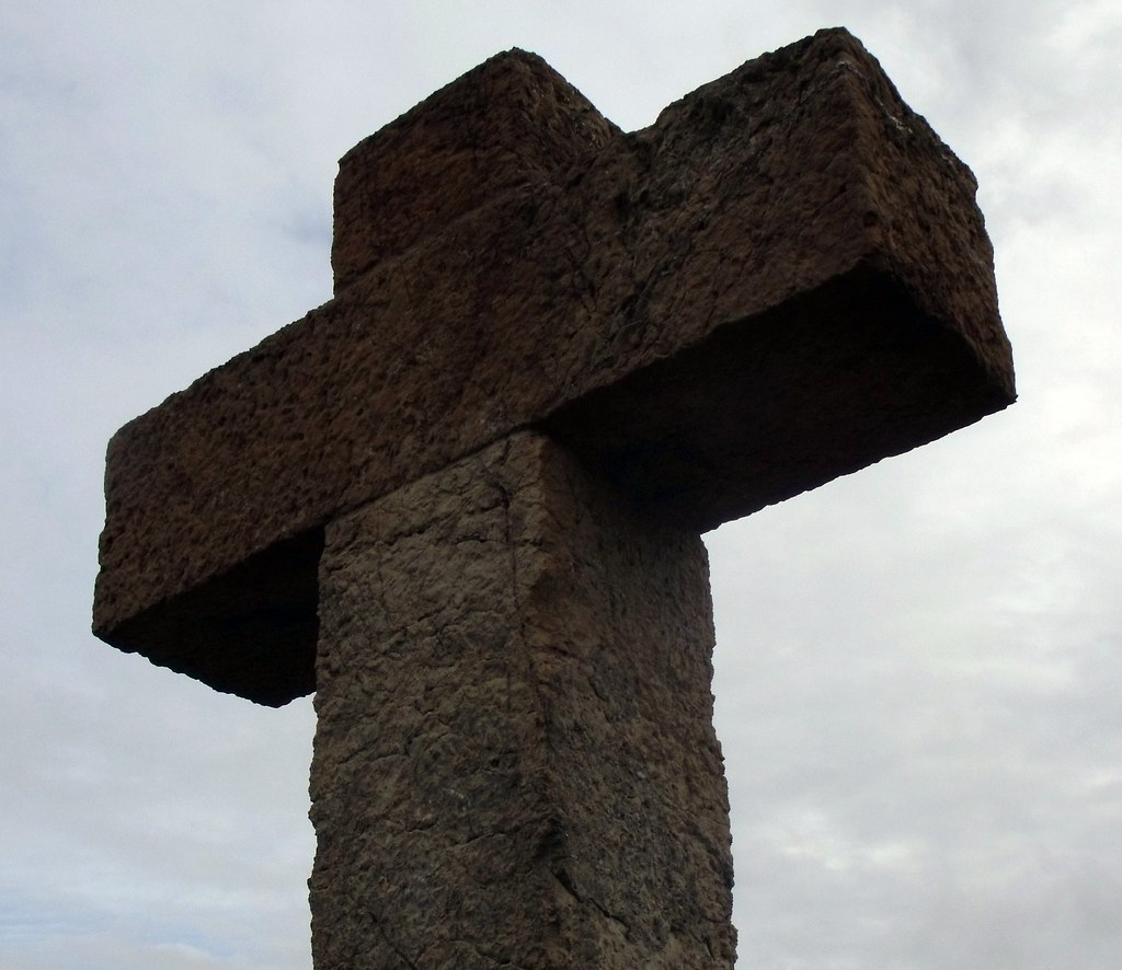 Hill of Three Crosses, Parc Guell, Barcelona, Catalunha.