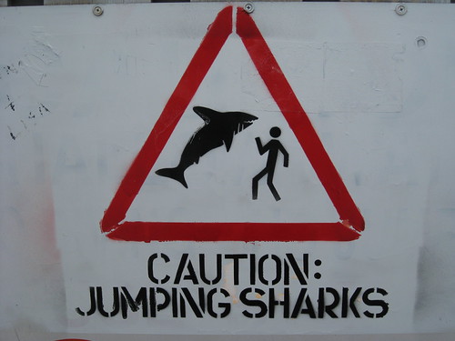 Jumping Sharks | by Just Cara