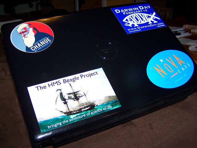 Stickers on New Laptop