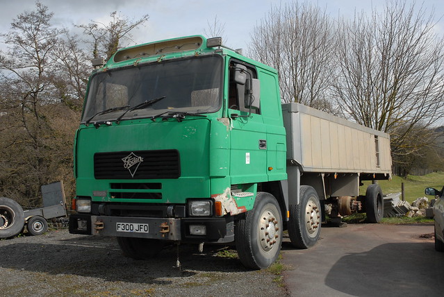 Foden tipper F300JFO out to pasture at Dolyhir.
