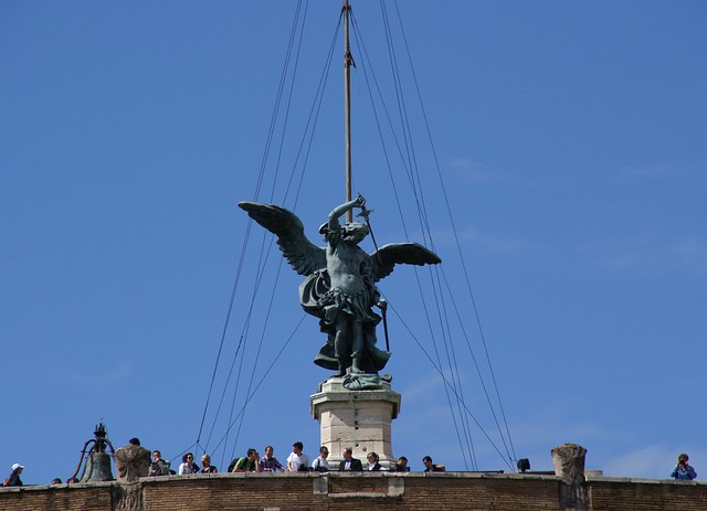 Rom, Castel Sant'Angelo, Erzengel Michael (Mausoleum of Hadrian, Archangel Michael)