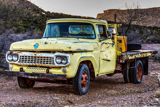 Rusty Old Work Truck