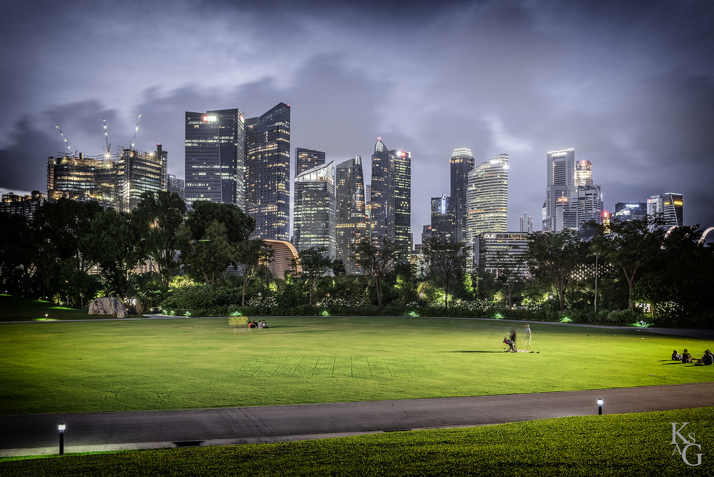 CBD from Gardens by the Bay, Singapore | Another photo of th\u2026 | Flickr
