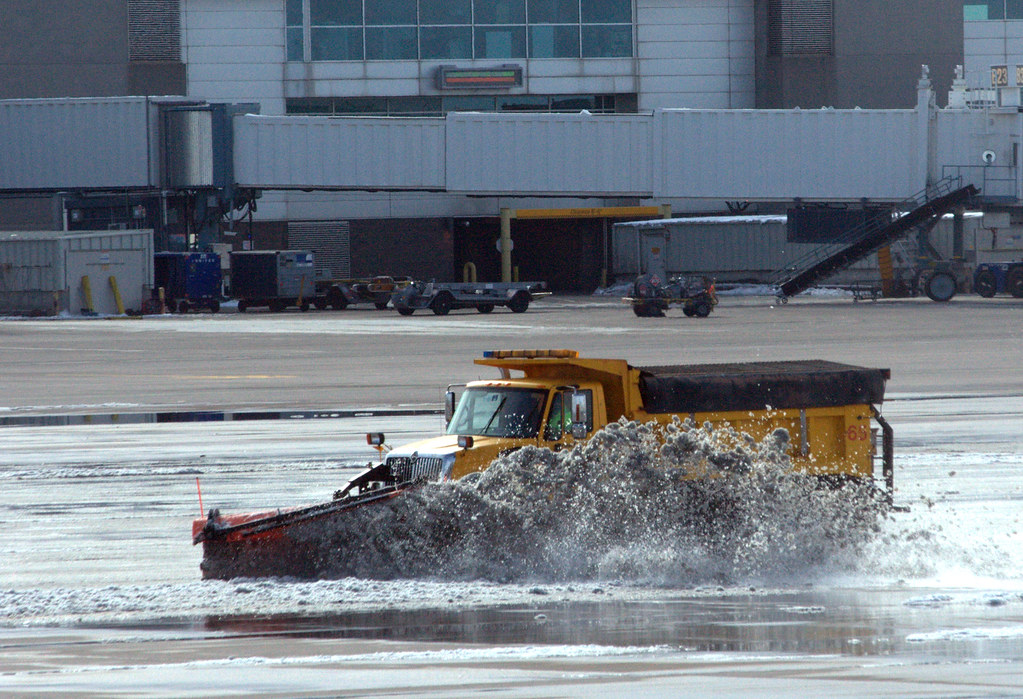 Airport Runway Cleaning | A line of these like geese were re… | Flickr
