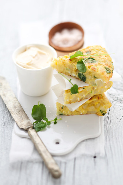 potato, parsnip and watercress Spanish tortilla | this was o… | Flickr