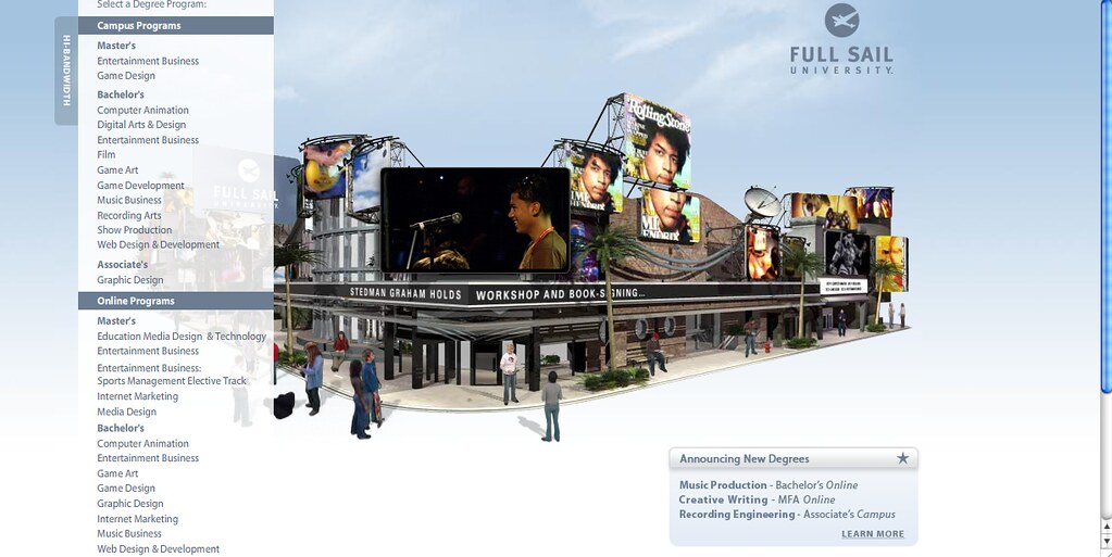 FullSail 2009 | Full Sail University Web Page Today | DivaofDevelopment |  Flickr