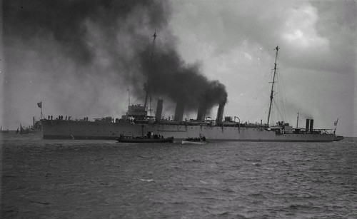 Ca. 1913: SYDNEY [I] receives a welcome  to Melbourne - A. C. Green, SLV. | by Kookaburra2011