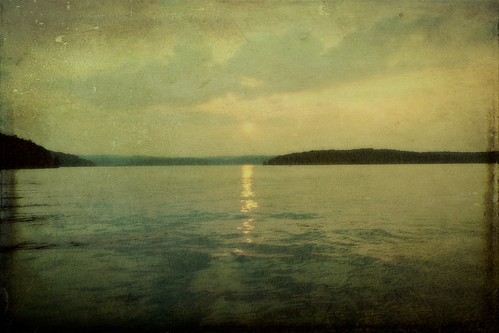 lake sunset by dustinphillips