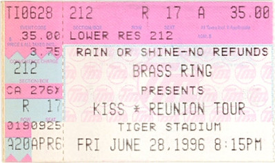 KISS Tiger Stadium 1996 | THE gig of the Reunion Tour. After… | Flickr
